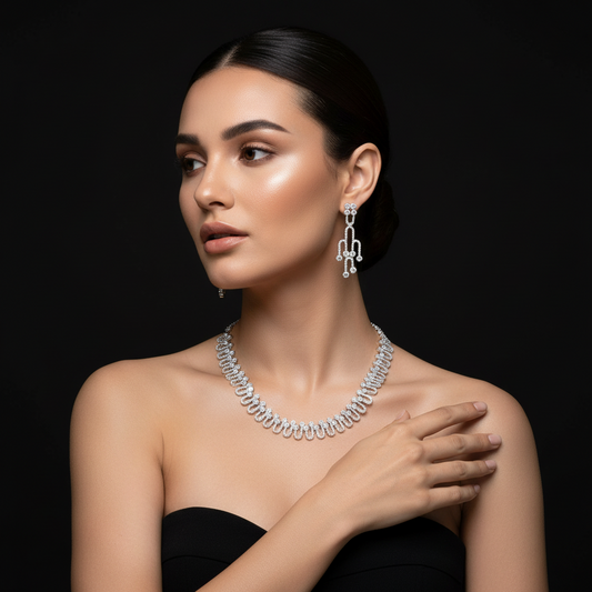 Diamond Necklace Set