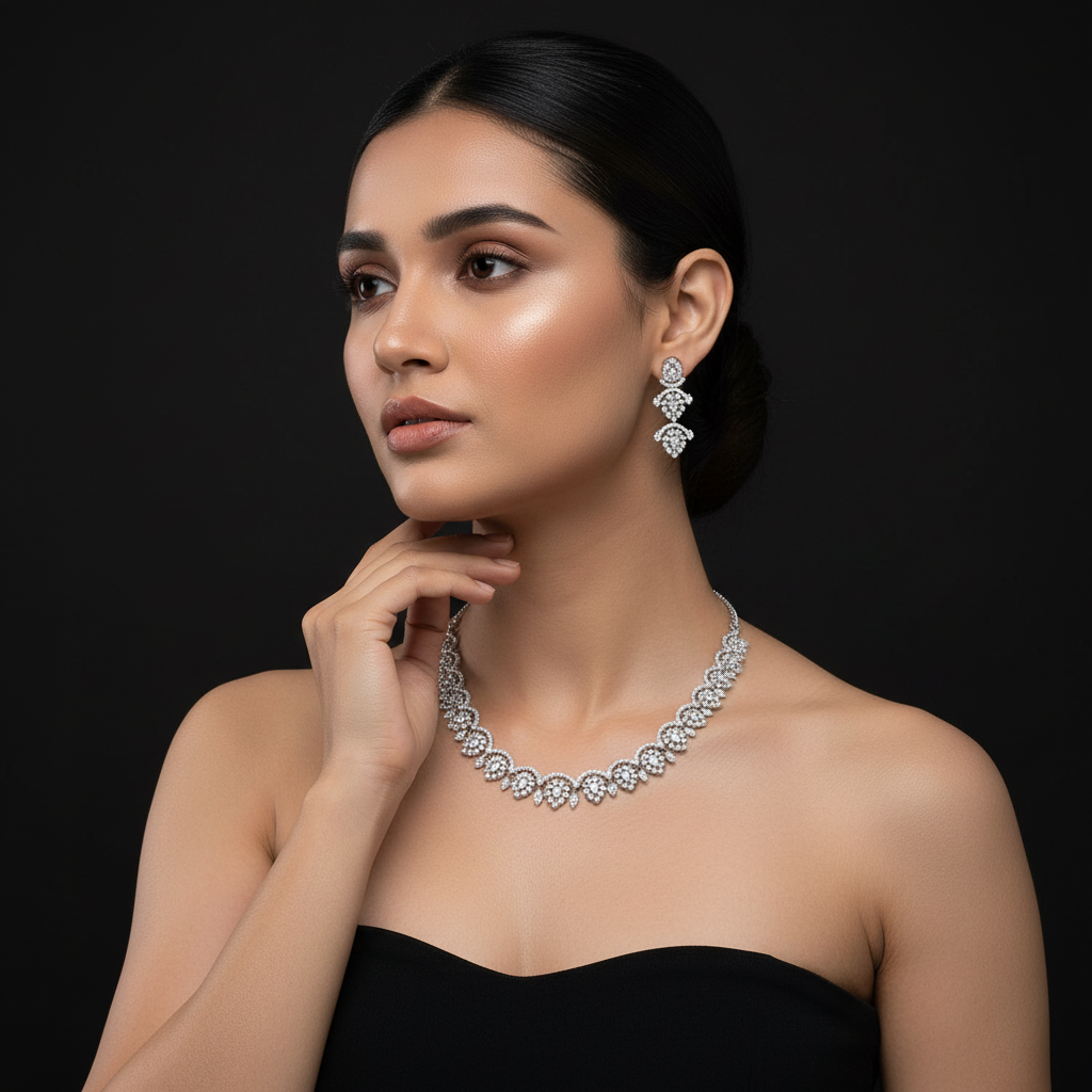 DIAMOND NECKLACE SET
