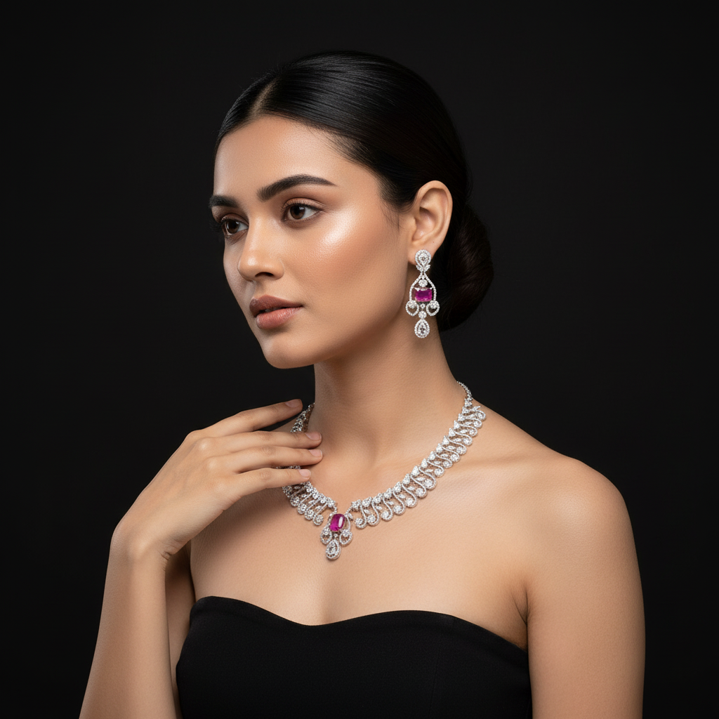 DIAMOND NECKLACE SET
