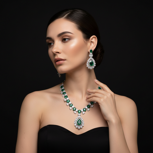 DIAMOND NECKLACE SET