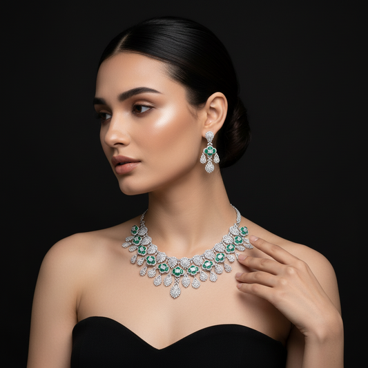 DIAMOND NECKLACE SET