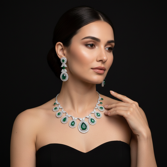 DIAMOND NECKLACE SET