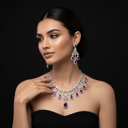 DIAMOND NECKLACE SET
