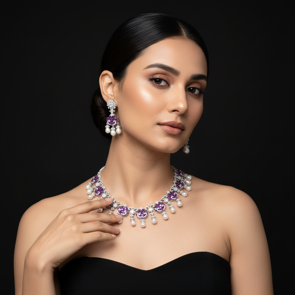 DIAMOND NECKLACE SET