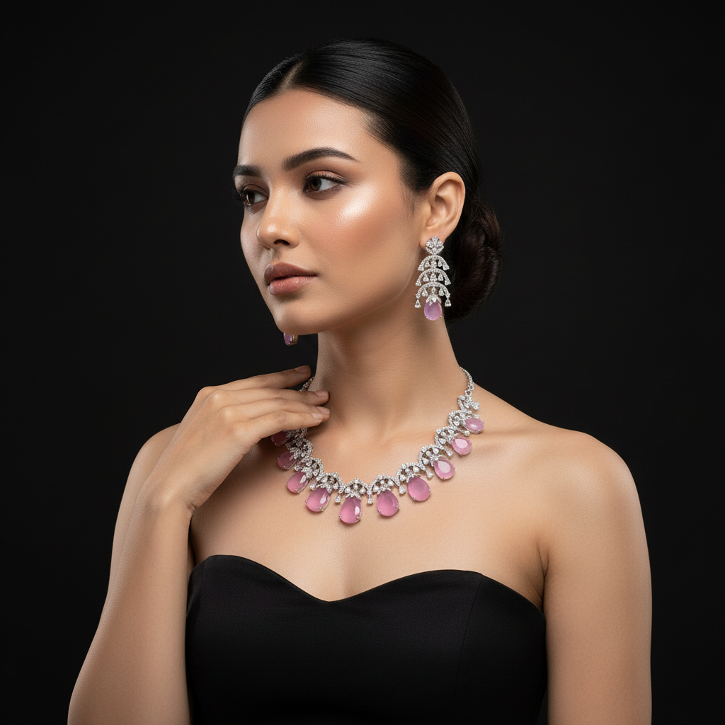 DIAMOND NECKLACE SET