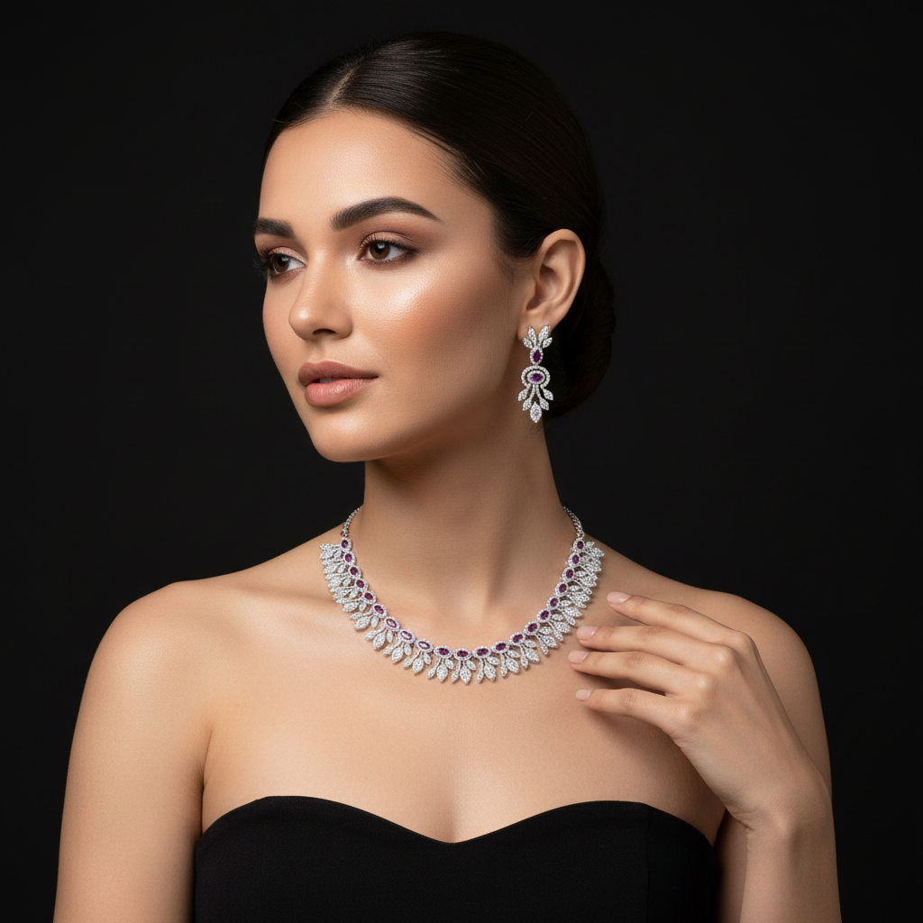 DIAMOND NECKLACE SET