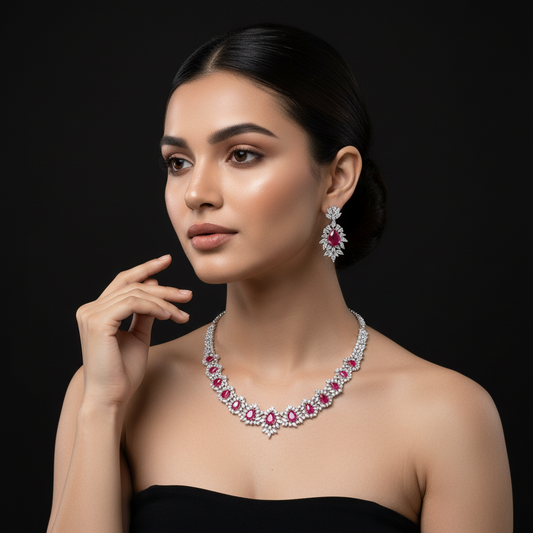 DIAMOND NECKLACE SET