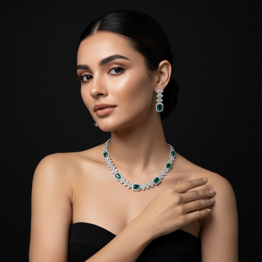 DIAMOND NECKLACE SET