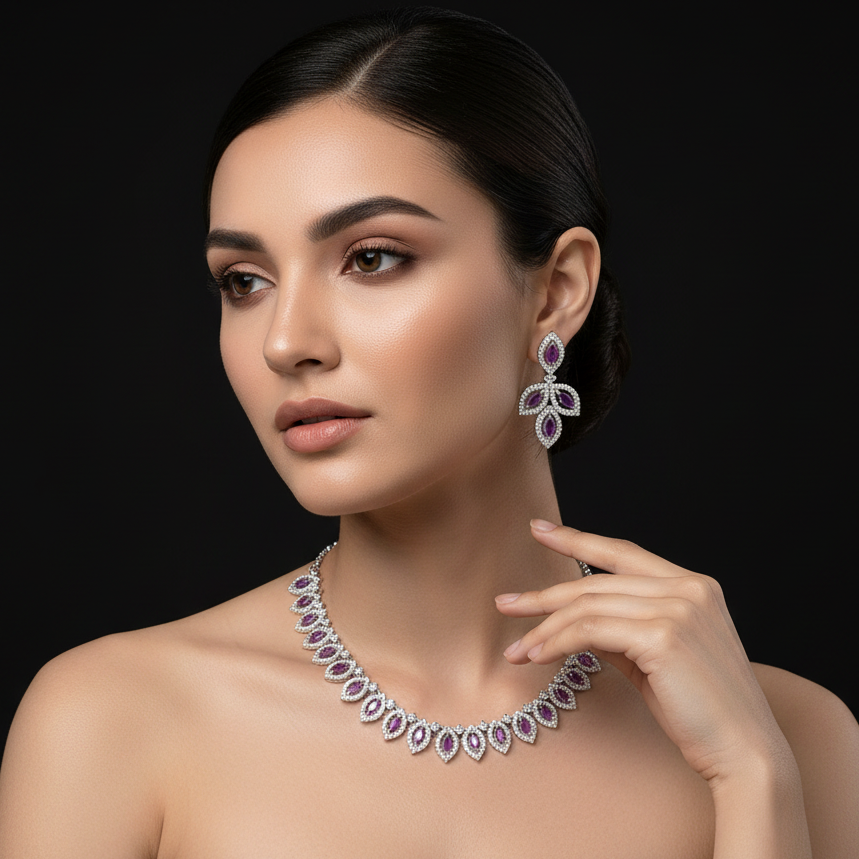 DIAMOND NECKLACE SET
