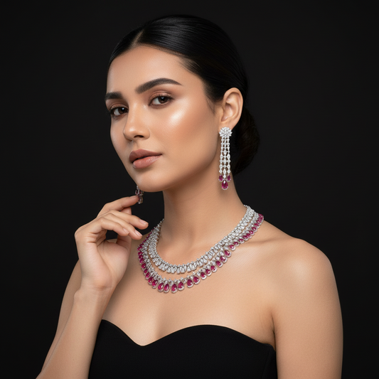 DIAMOND NECKLACE SET