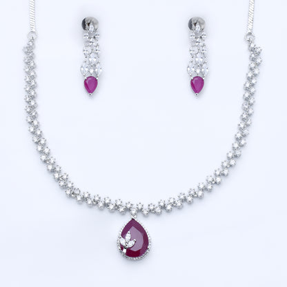 DIAMOND PENDENT DROP NECKLACE