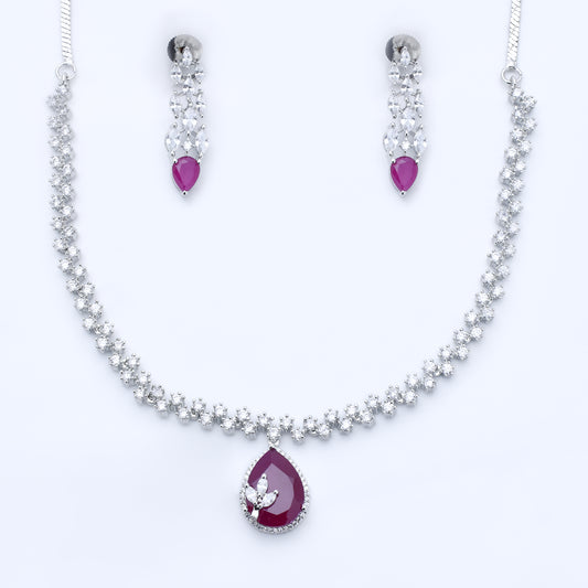 DIAMOND PENDENT DROP NECKLACE