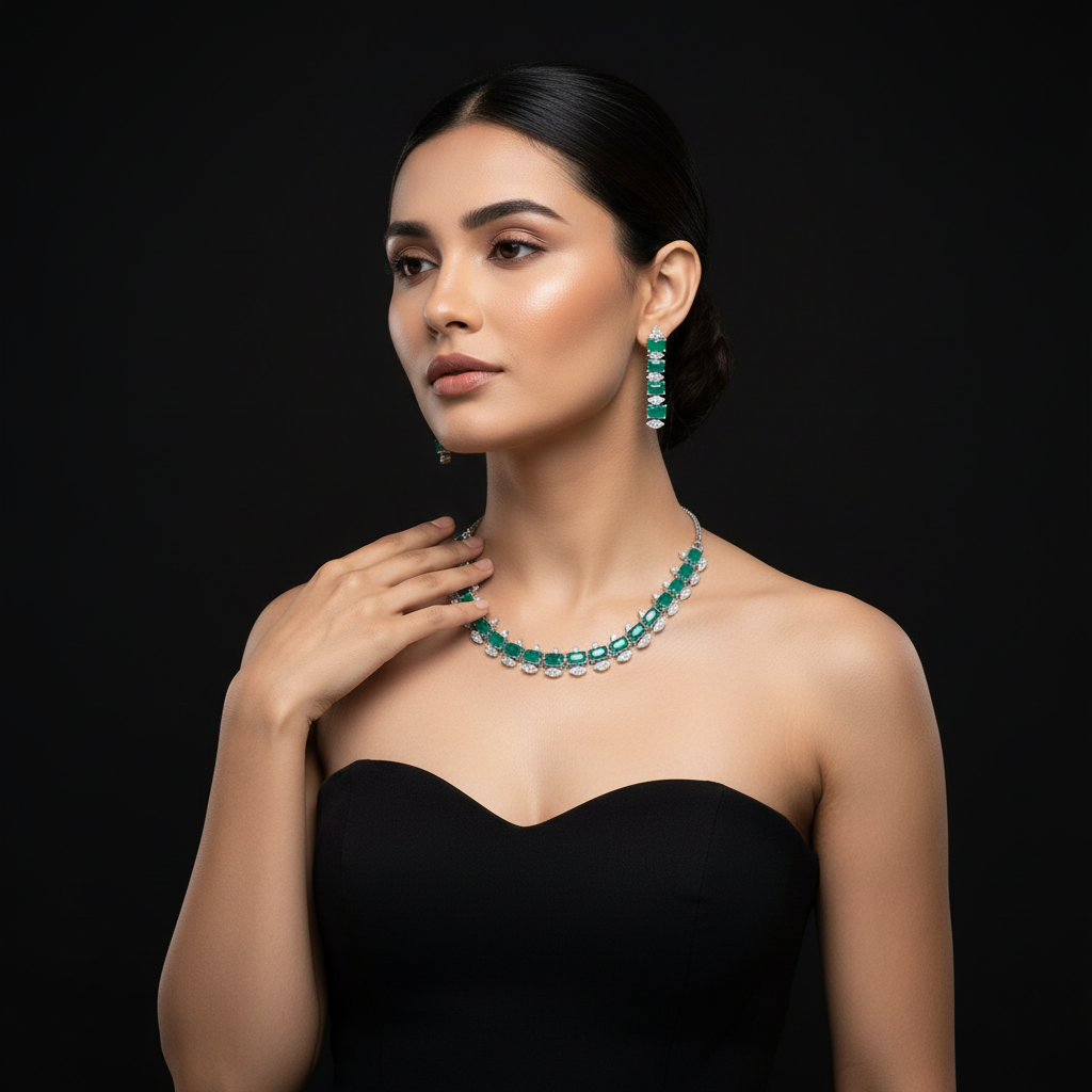 DIAMOND NECKLACE SET