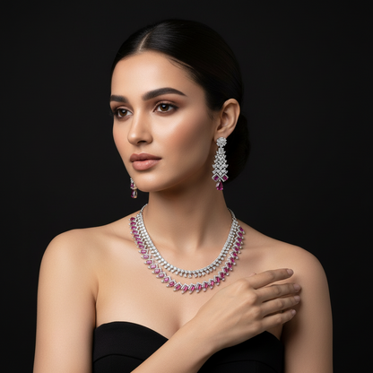 DIAMOND NECKLACE SET