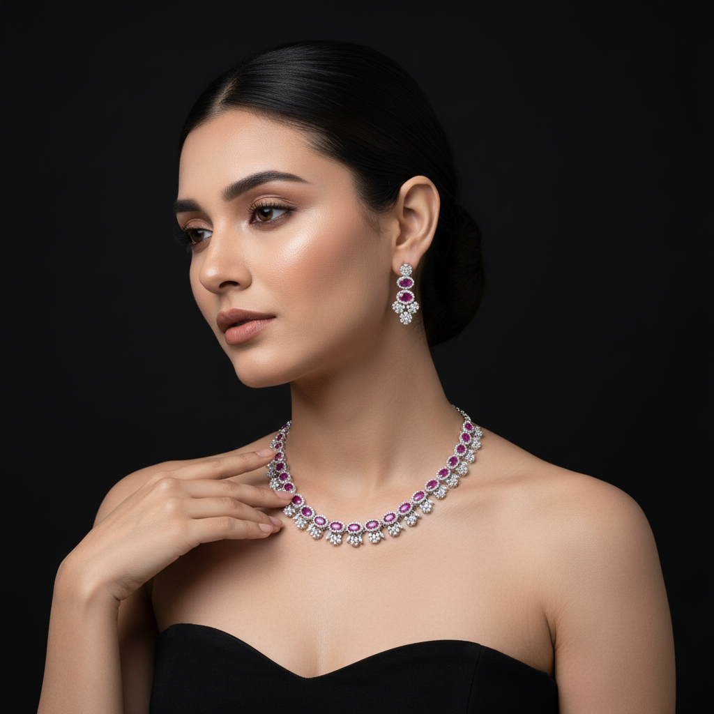 DIAMOND NECKLACE SET