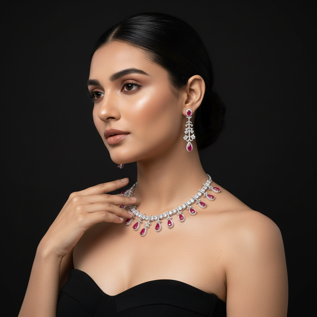 DIAMOND NECKLACE SET