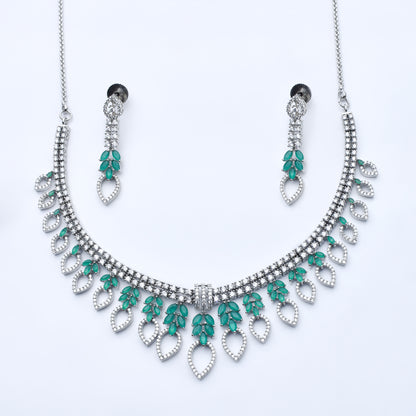 Green Drop Pendant Set