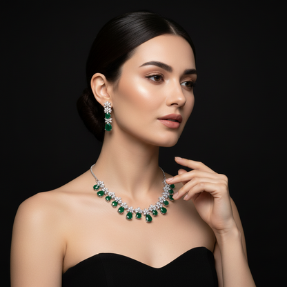 Diamond Necklace Set