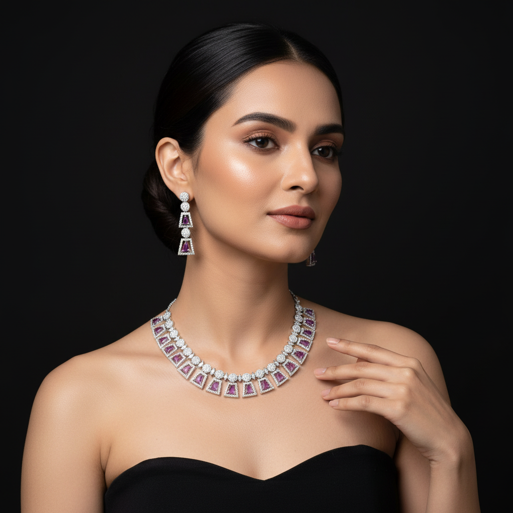 DIAMOND NECKLACE SET