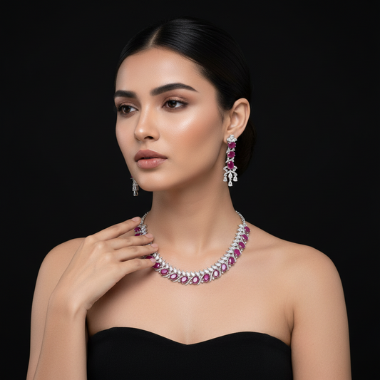 DIAMOND NECKLACE SET