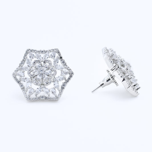 Celestial Bloom Diamond Studs