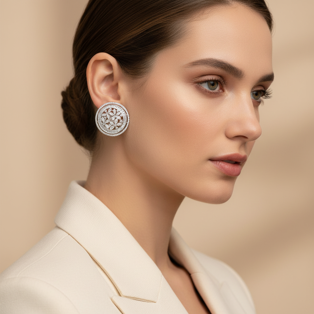 Ethereal Bloom Diamond Earrings