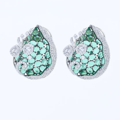 Emerald Enclave Diamond Earrings