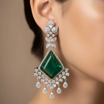 Emerald Royale Drop Earrings