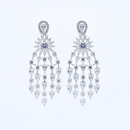 Celestial Cascade Chandelier Earrings