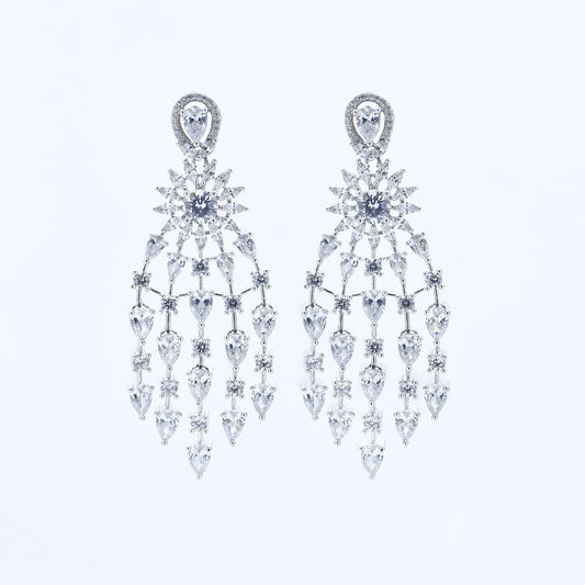 Celestial Cascade Chandelier Earrings