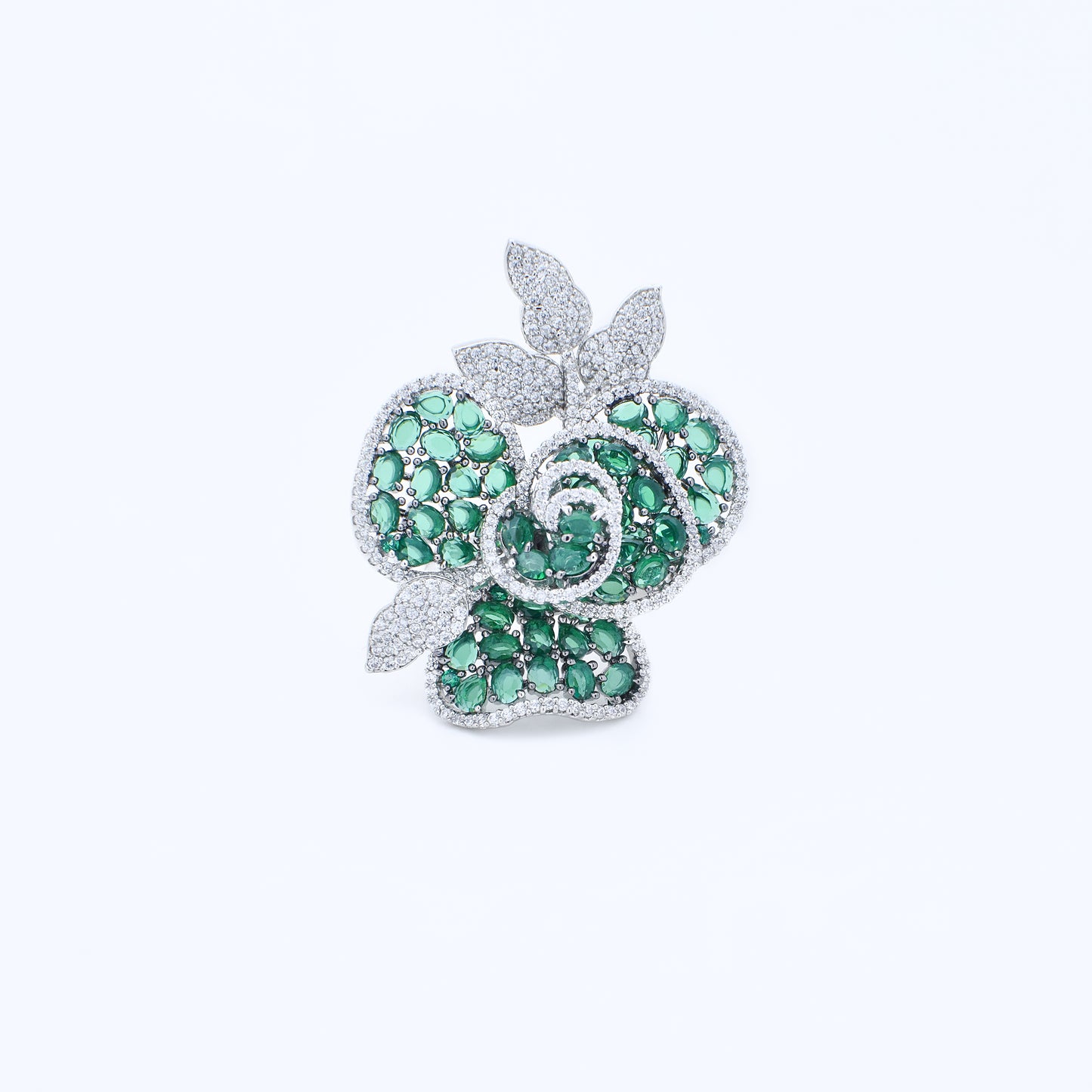 Diamond Flower Ring