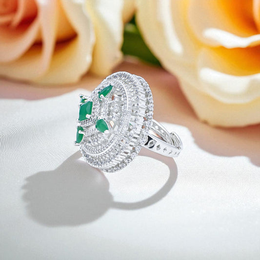 Diamond Octagon Ring