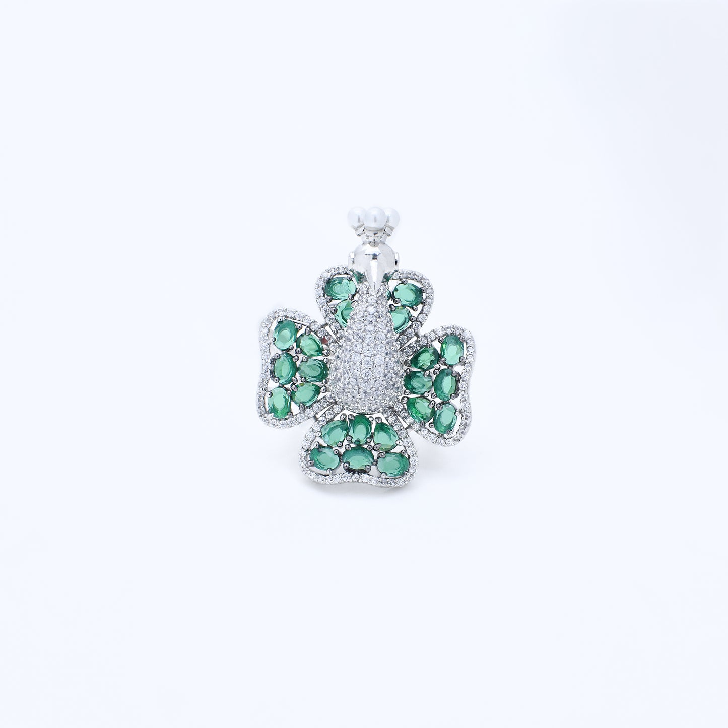 Diamond peacock Ring