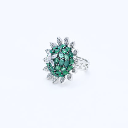 Diamond Elegant Floral Ring