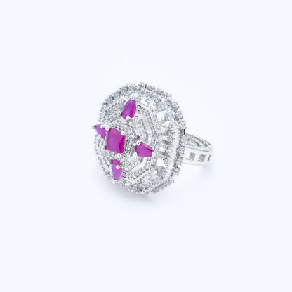 Diamond Octagon Ring