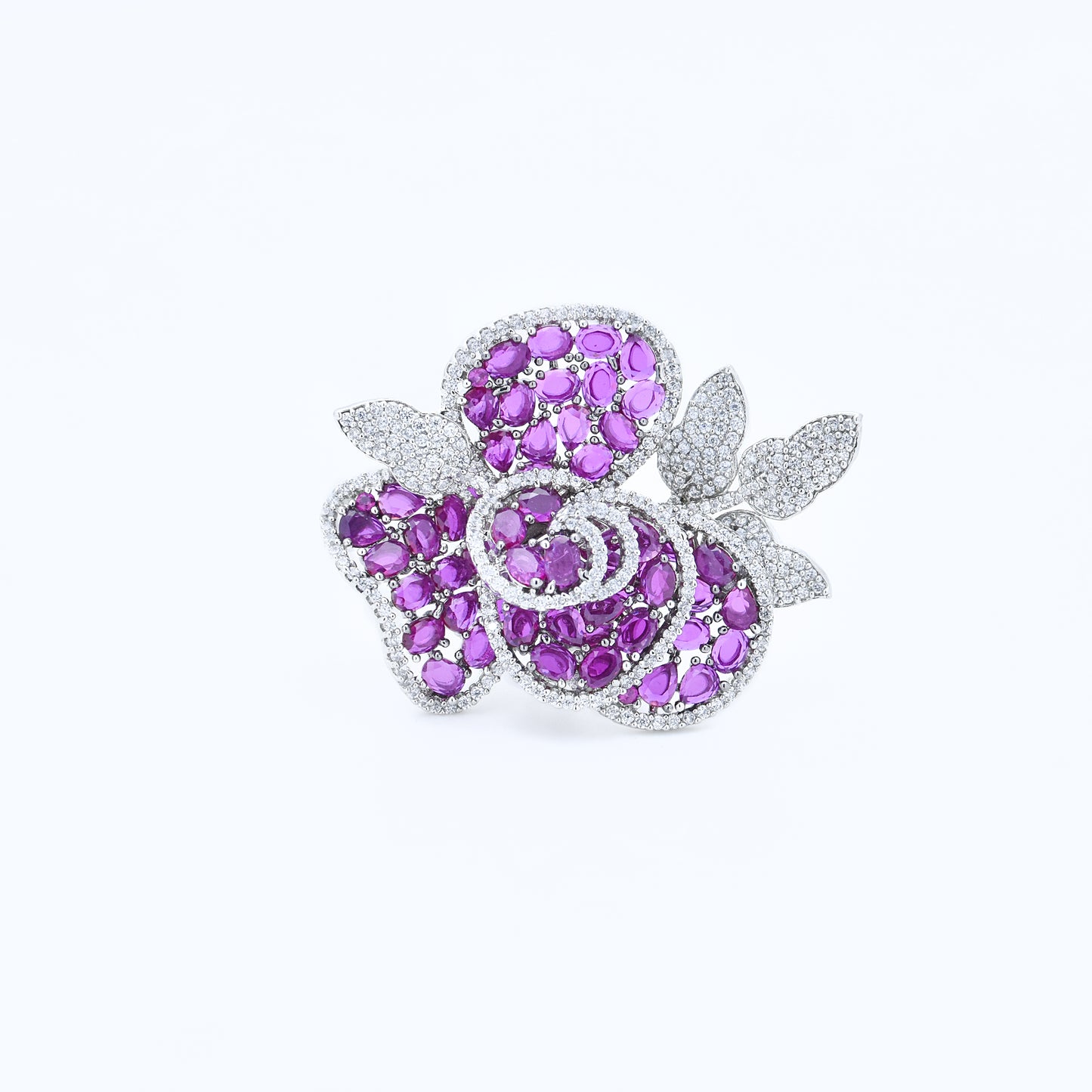 Diamond Flower Ring