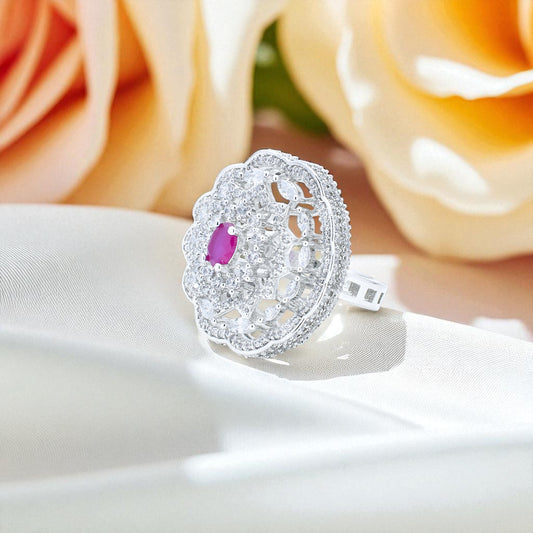 Diamond Round Ring