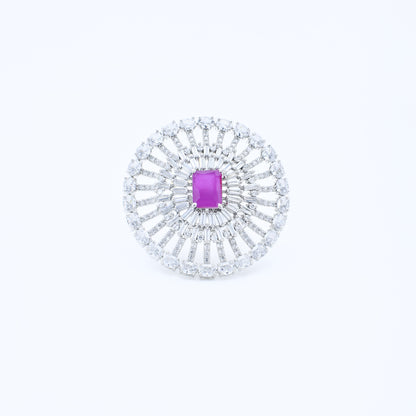 Diamond Round Ring