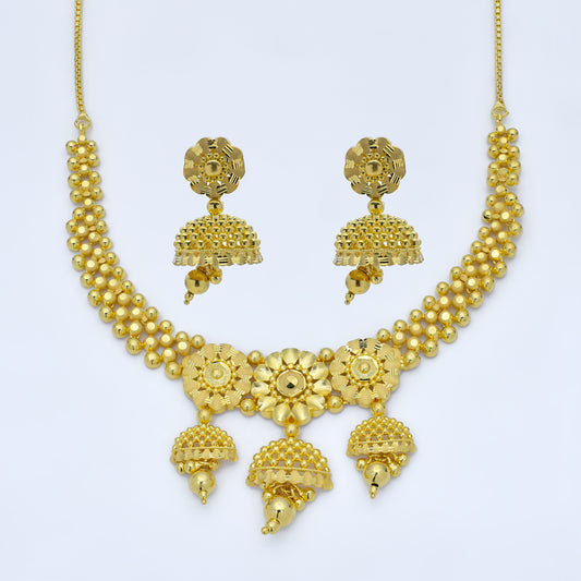 Gold Plated Necklace Set