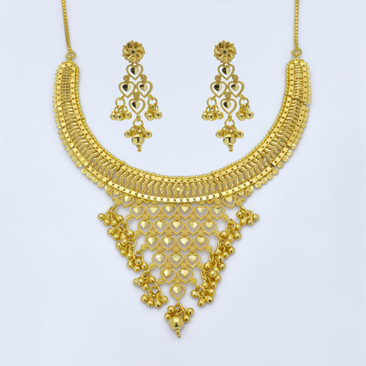 Eternal Glow Gold-Plated Necklace Set