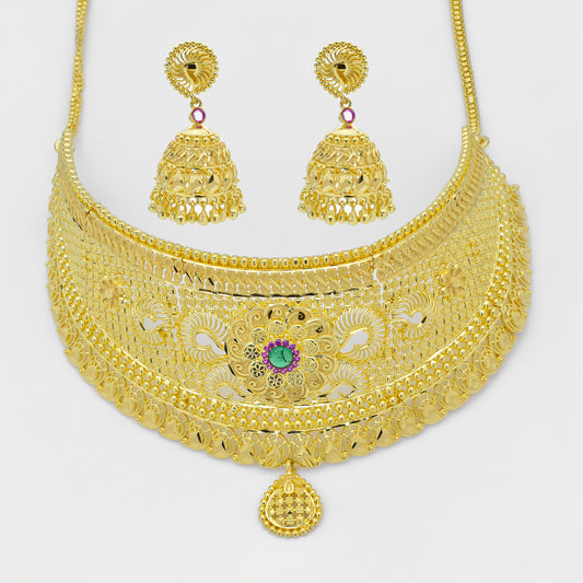 Gold Plated Necklace Set