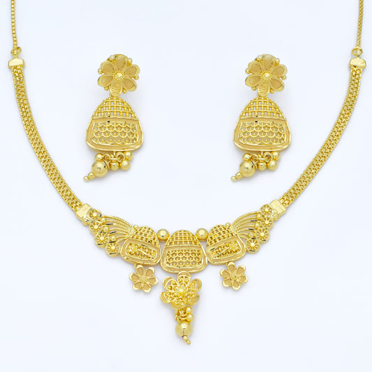 Gold Plated Necklace Set