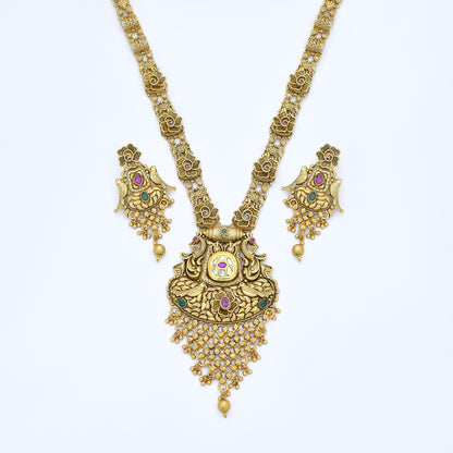 Radiant Antique Long Necklace Set