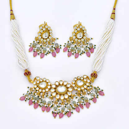 Regal Splendor Kundan Jewelry Set