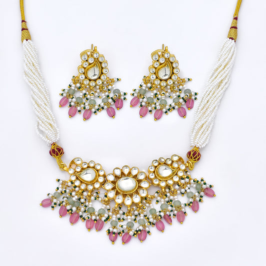 Regal Splendor Kundan Jewelry Set