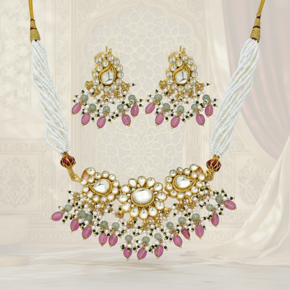 Regal Splendor Kundan Jewelry Set