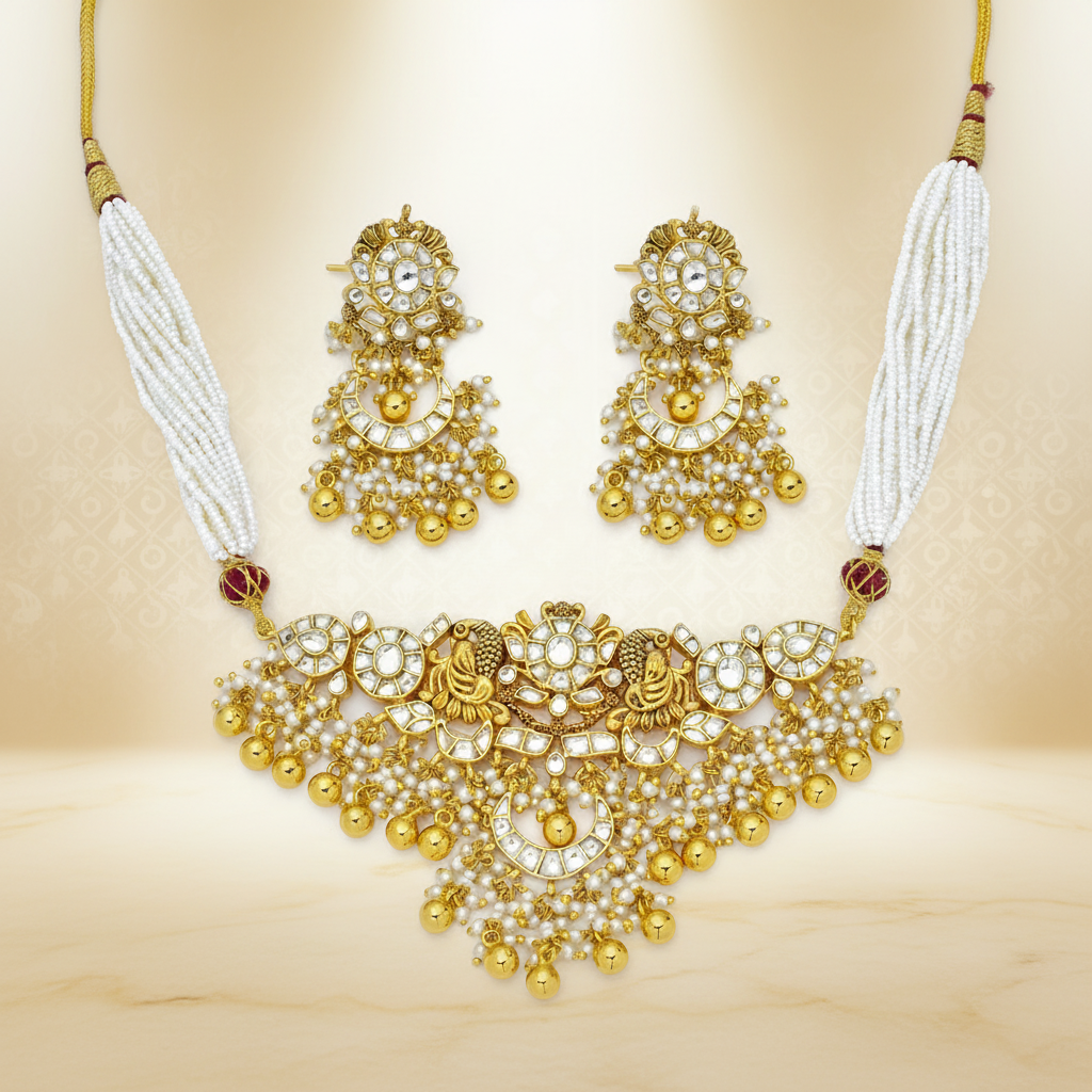 Timeless Royale Kundan Necklace Set