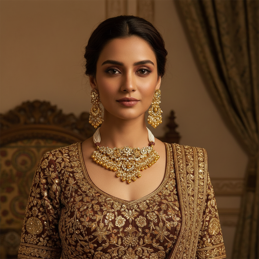Timeless Royale Kundan Necklace Set