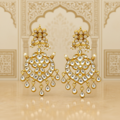 Majestic Glow Kundan Earrings