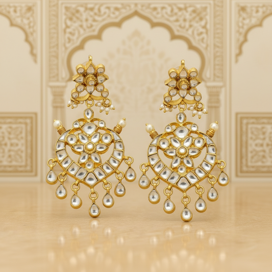 Majestic Glow Kundan Earrings